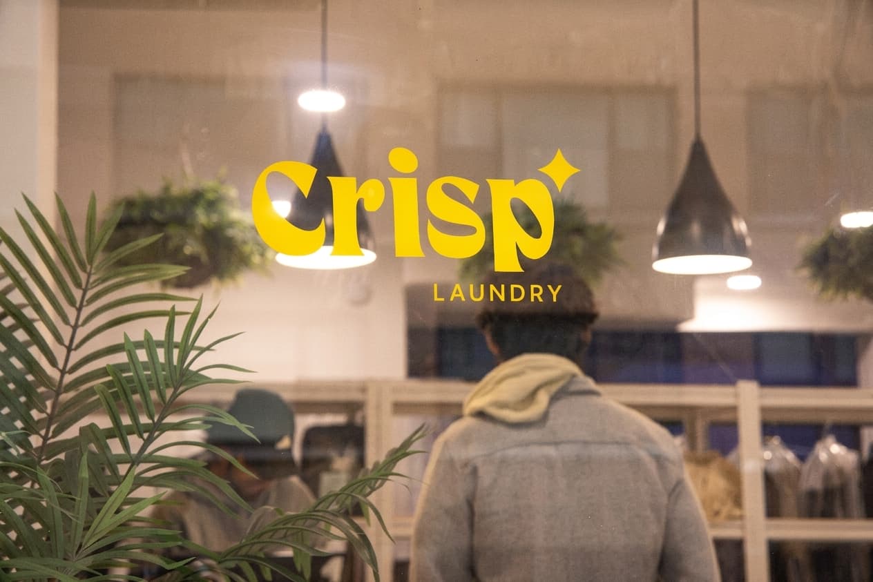 Crisp Laundry storefront in Manhattan